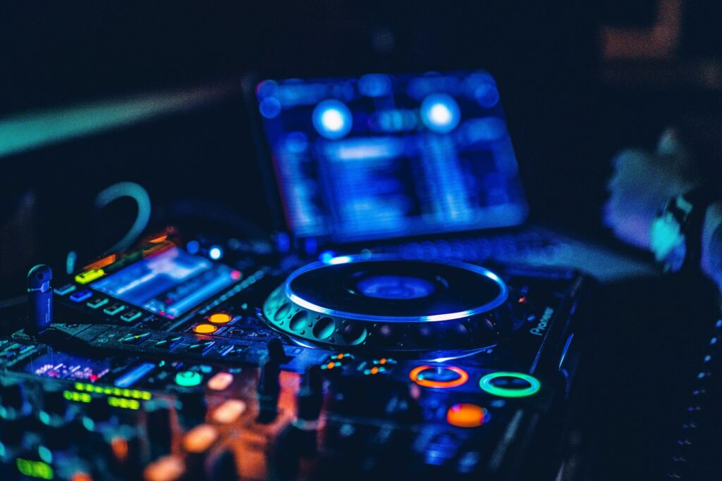 Party DJ in a Nightclub